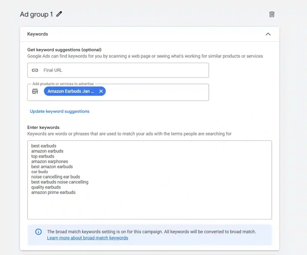 Google Ads for Amazon Products - Craft Your Ad