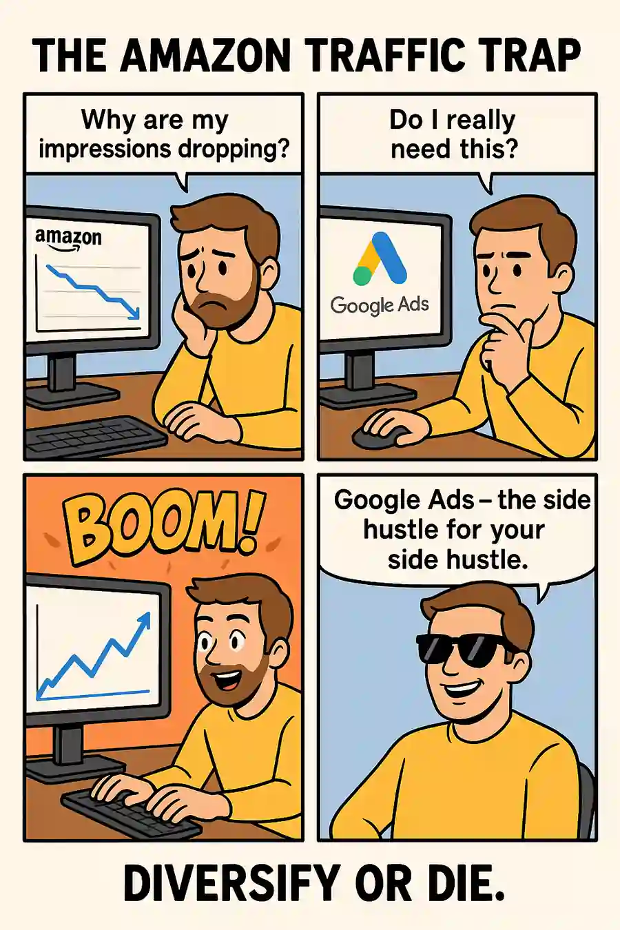 Understanding Google Ads for Amazon Sellers meme