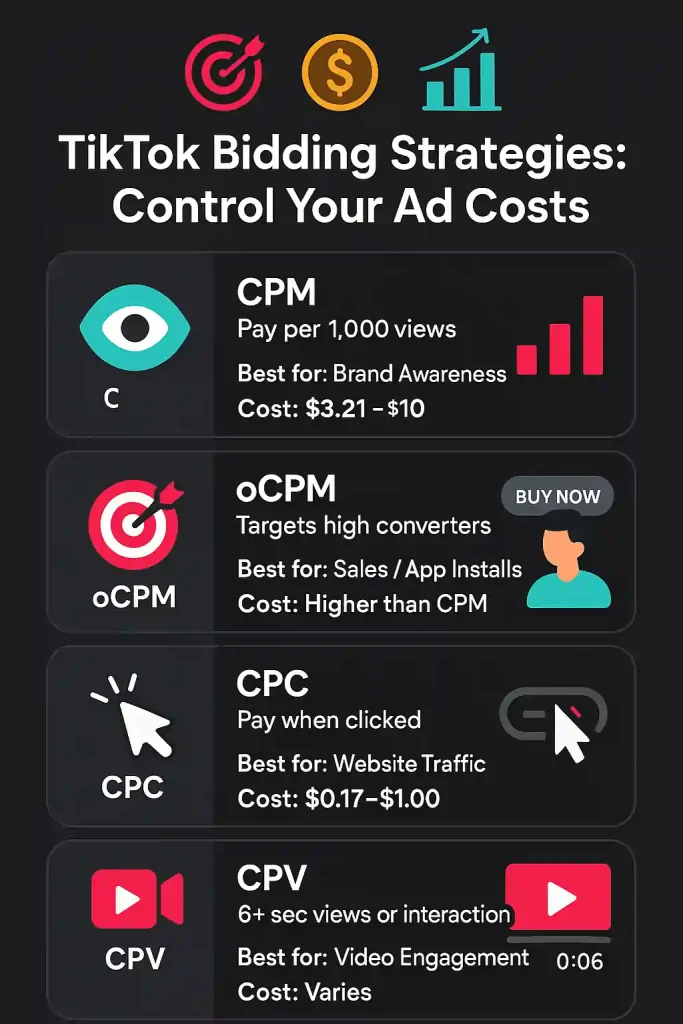 TikTok Bidding Strategies