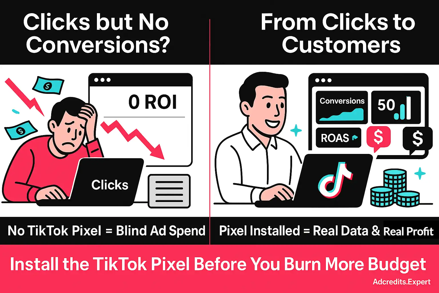 Ads With Tiktok pixel