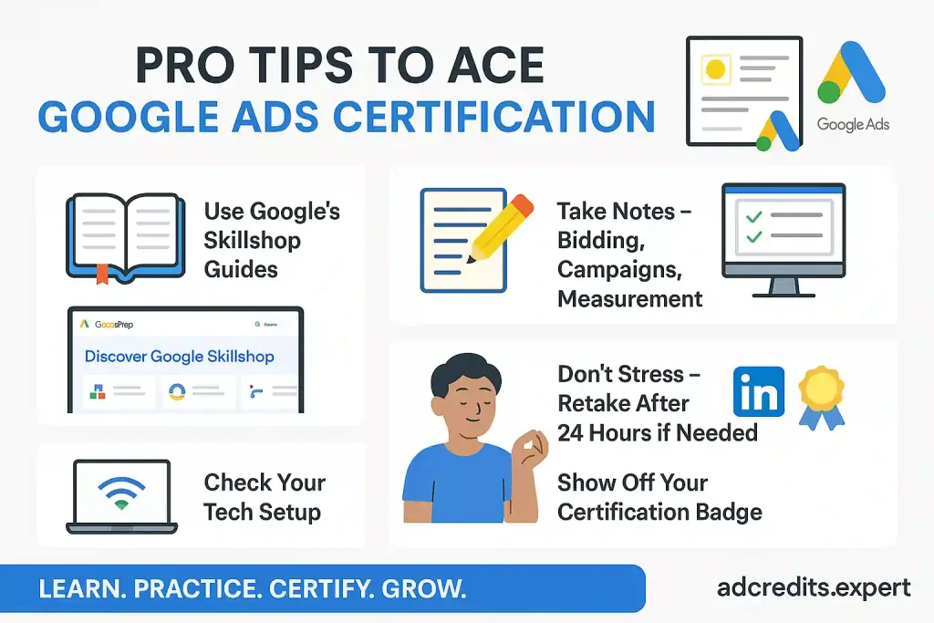 Pro Tips for Passing the Google Ads Exam
