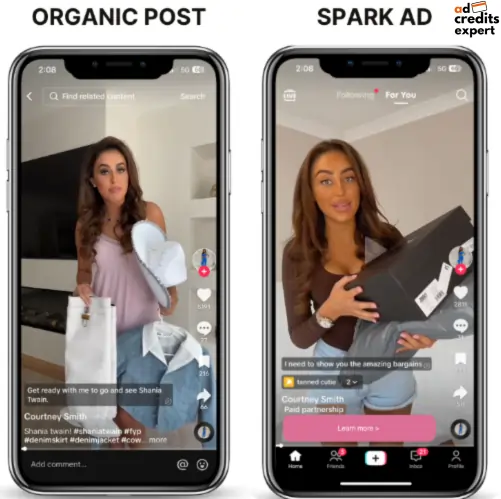 TikTok Ad Spark Ads