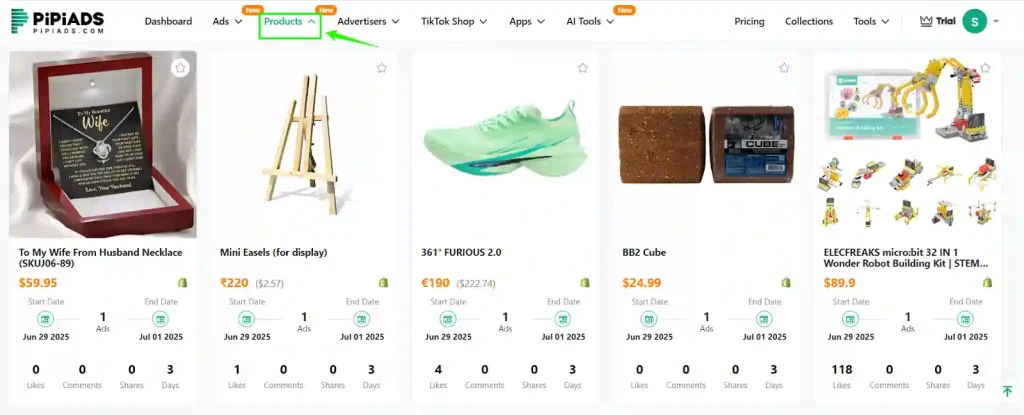 PiPiADS - Find Winning Products