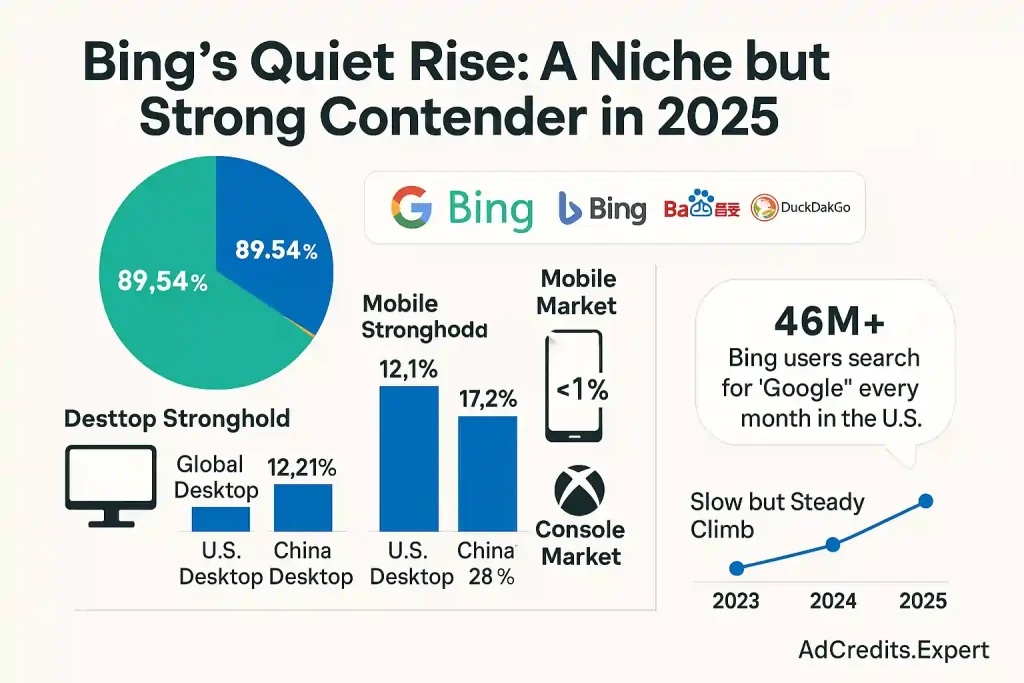 Microsoft Bing Market Share Statistics