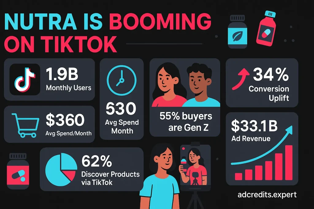 TikTok Nutra Market Stats