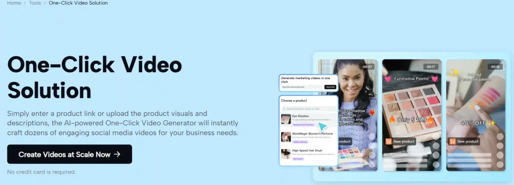 Pippit AI One-Click Video Solution