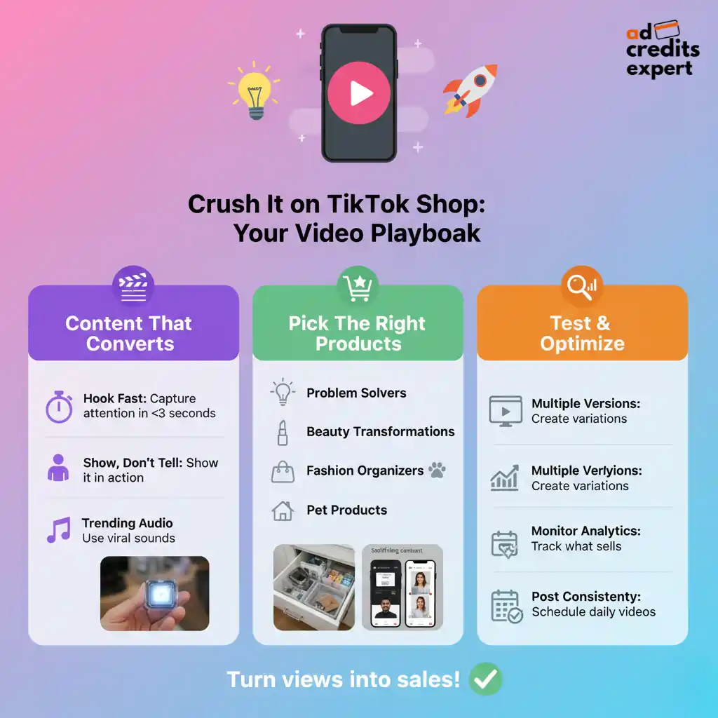 TikTok Shop Video Success Tips