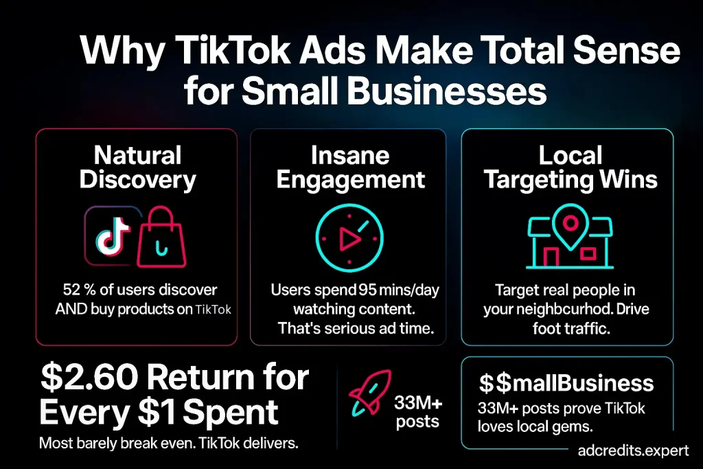 TikTok advertising for small business