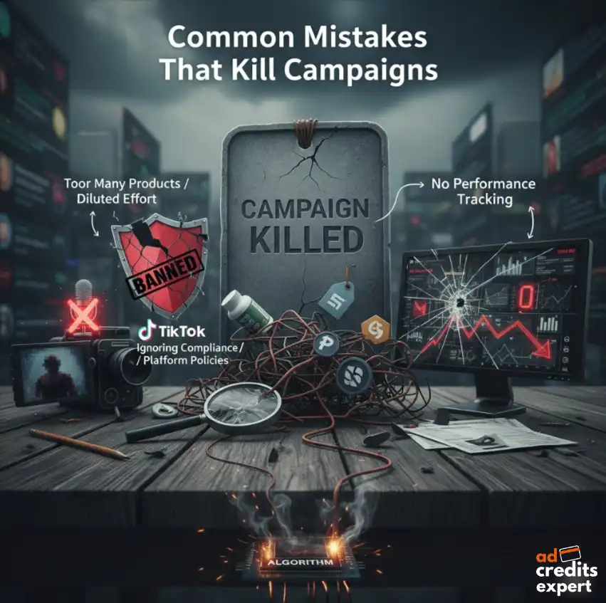 Tiktok Campaign killer mistakes