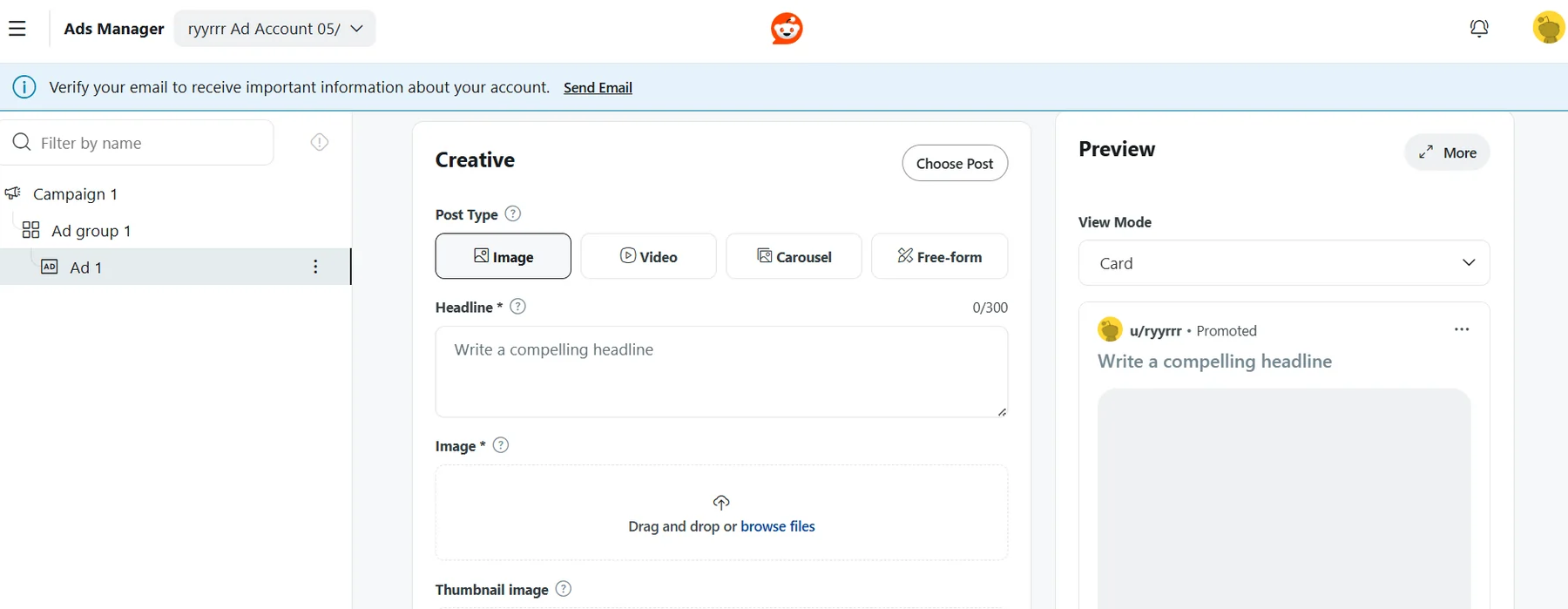 Reddit Ads Formats