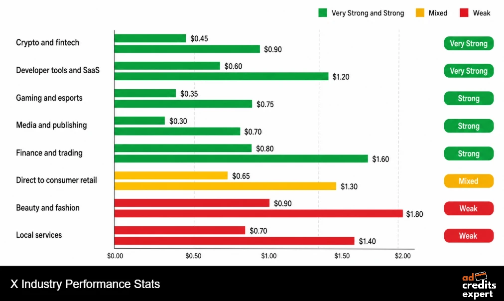 X Industry Performance Stats